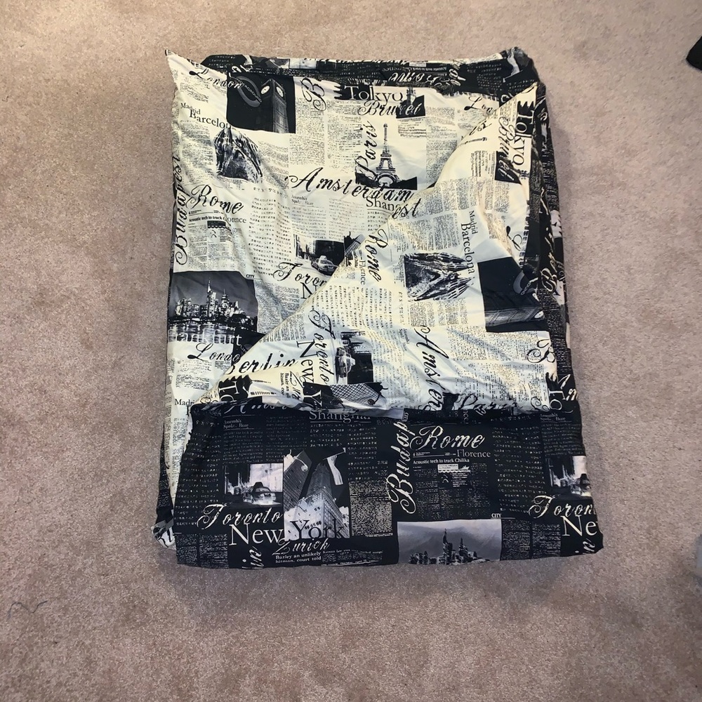 Twin bed comforter
